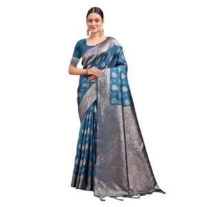 PID-65255-Women-s-Banarasi-Silk-Printed-Saree-With-Unstitched-Blouse-5-5-Mtr-Teal-Blue-1-1000x1000-1.webp Generic Women's Banarasi Silk Printed Saree With Unstitched Blouse 5.5Mtr (Teal Blue)