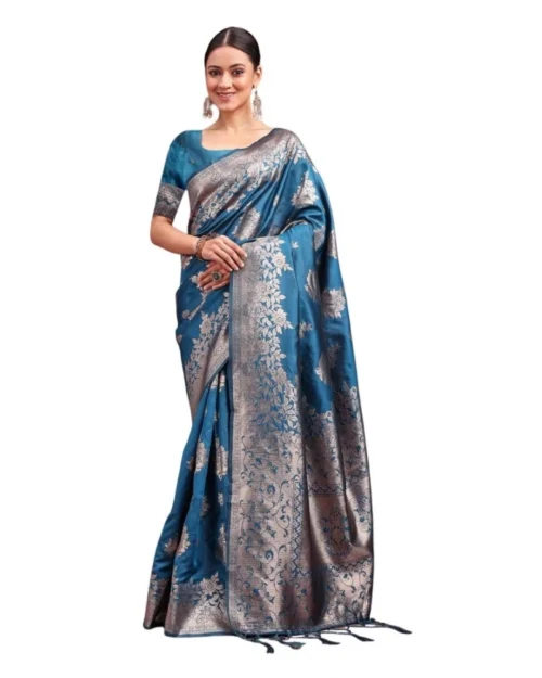 PID-65263-Women-s-Banarasi-Silk-Printed-Saree-With-Unstitched-Blouse-5-5-Mtr-Teal-Blue-1-1000x1000-1.webp Generic Women's Banarasi Silk Printed Saree With Unstitched Blouse 5.5Mtr (Teal Blue)