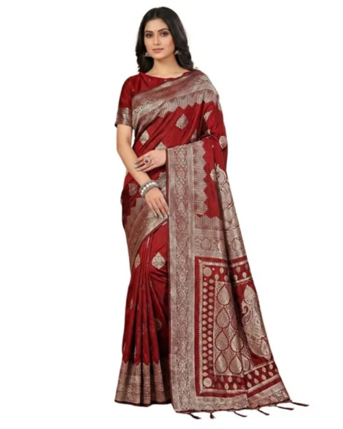 PID-65272-Women-s-Silk-Blend-Printed-Saree-With-Unstitched-Blouse-5-5-Mtr-Maroon-1-1000x1000-1.webp Generic Women's Silk Blend Printed Saree With Unstitched Blouse 5.5Mtr (Maroon)