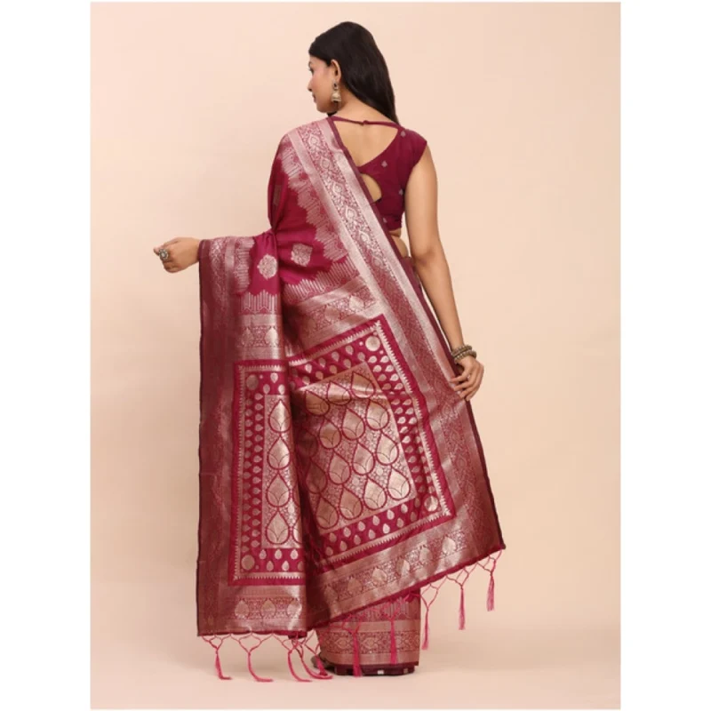 PID-65273-Women-s-Banarasi-Silk-Printed-Saree-With-Unstitched-Blouse-5-5-Mtr-Magenta-2-1000x1000-1.webp Generic Women's Banarasi Silk Printed Saree With Unstitched Blouse 5.5Mtr (Magenta)
