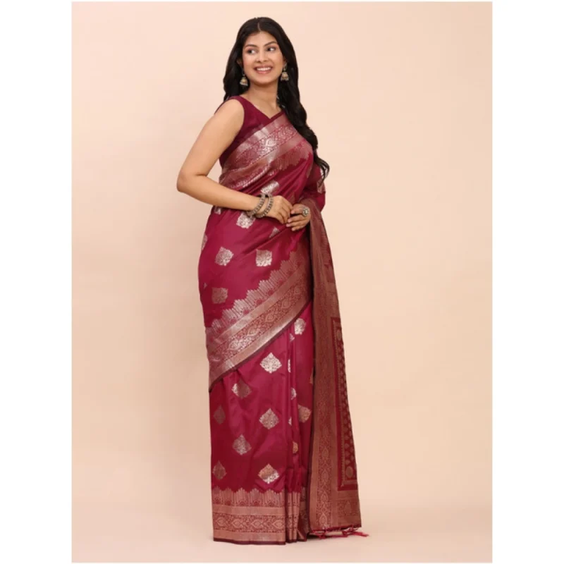 PID-65273-Women-s-Banarasi-Silk-Printed-Saree-With-Unstitched-Blouse-5-5-Mtr-Magenta-4-1000x1000-1.webp Generic Women's Banarasi Silk Printed Saree With Unstitched Blouse 5.5Mtr (Magenta)