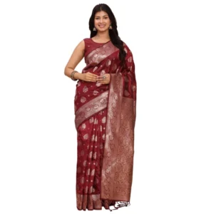 PID-65275-Women-s-Banarasi-Silk-Printed-Saree-With-Unstitched-Blouse-5-5-Mtr-Maroon-1-1000x1000-1.webp Generic Women's Banarasi Silk Printed Saree With Unstitched Blouse 5.5Mtr (Maroon)