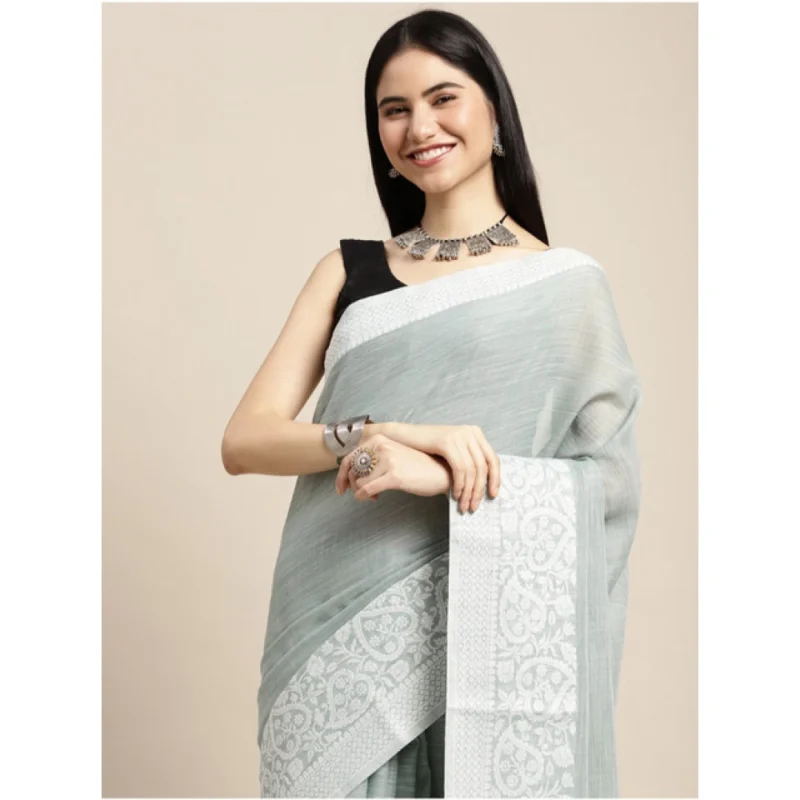 PID-65279-Women-s-Linen-Printed-Saree-With-Unstitched-Blouse-5-5-Mtr-Sea-Green-4-1000x1000-1.webp Generic Women's Linen Printed Saree With Unstitched Blouse 5.5Mtr (Sea Green)