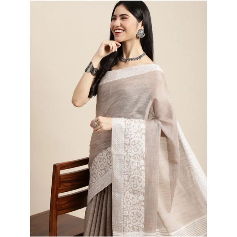 PID-65281-Women-s-Linen-Printed-Saree-With-Unstitched-Blouse-5-5-Mtr-Beige-4-1000x1000-1.webp Generic Women's Linen Printed Saree With Unstitched Blouse 5.5Mtr (Beige)