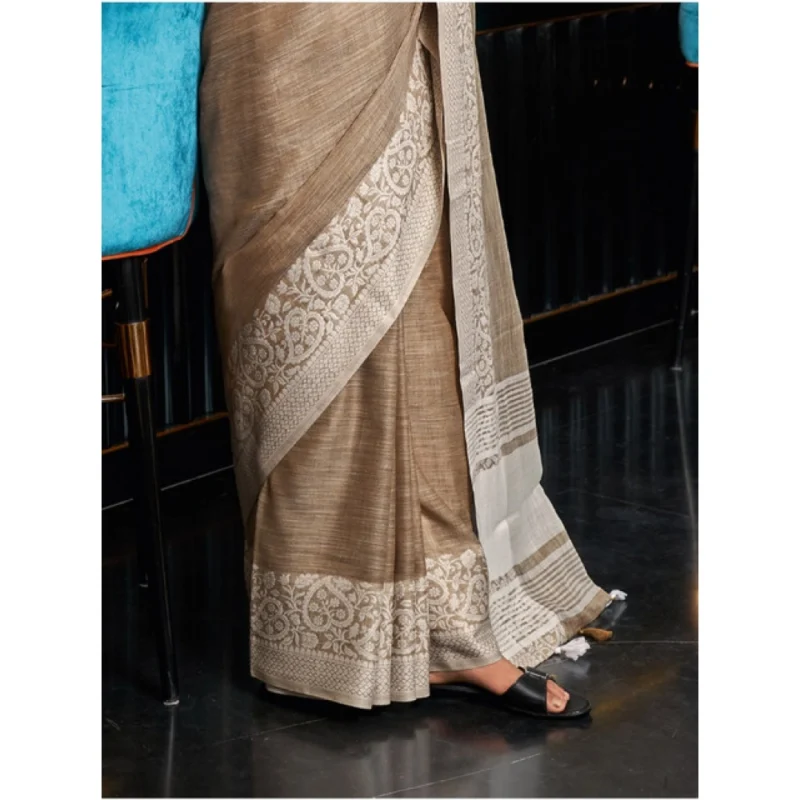 PID-65284-Women-s-Linen-Printed-Saree-With-Unstitched-Blouse-5-5-Mtr-Beige-4-1000x1000-1.webp Generic Women's Linen Printed Saree With Unstitched Blouse 5.5Mtr (Beige)