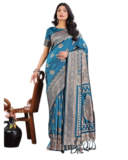 PID-65288-Women-s-Silk-Printed-Saree-With-Unstitched-Blouse-5-5-Mtr-Teal-1-1000x1000-1.webp Generic Women's Silk Printed Saree With Unstitched Blouse 5.5Mtr (Teal)
