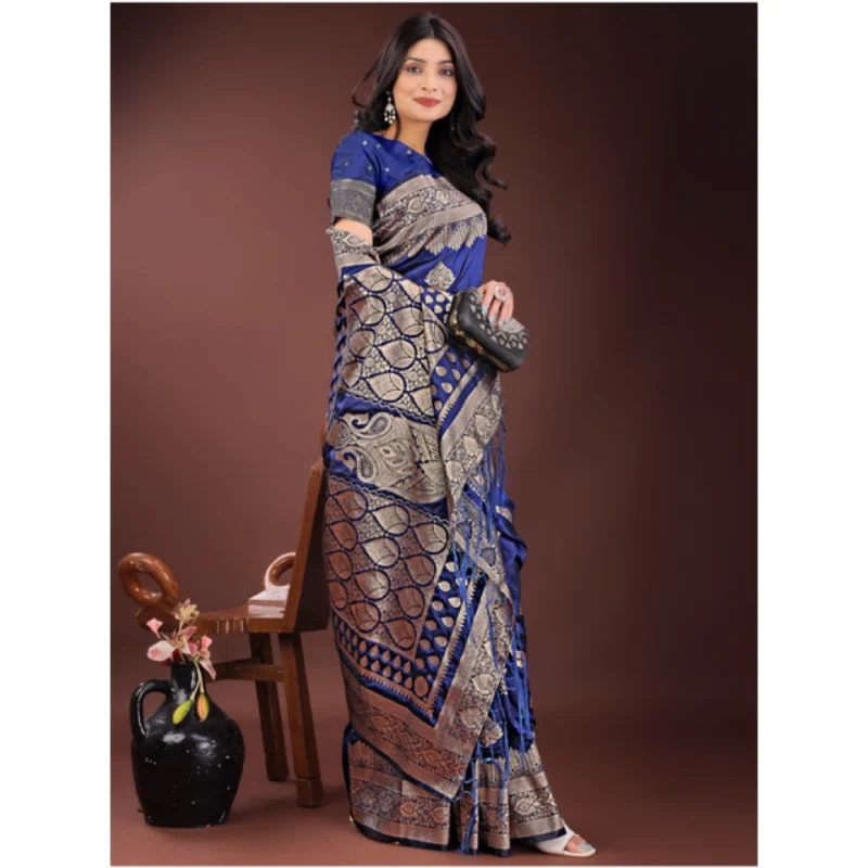 PID-65289-Women-s-Silk-Printed-Saree-With-Unstitched-Blouse-5-5-Mtr-Navy-Blue-3-1000x1000-1.webp Generic Women's Silk Printed Saree With Unstitched Blouse 5.5Mtr (Navy Blue)