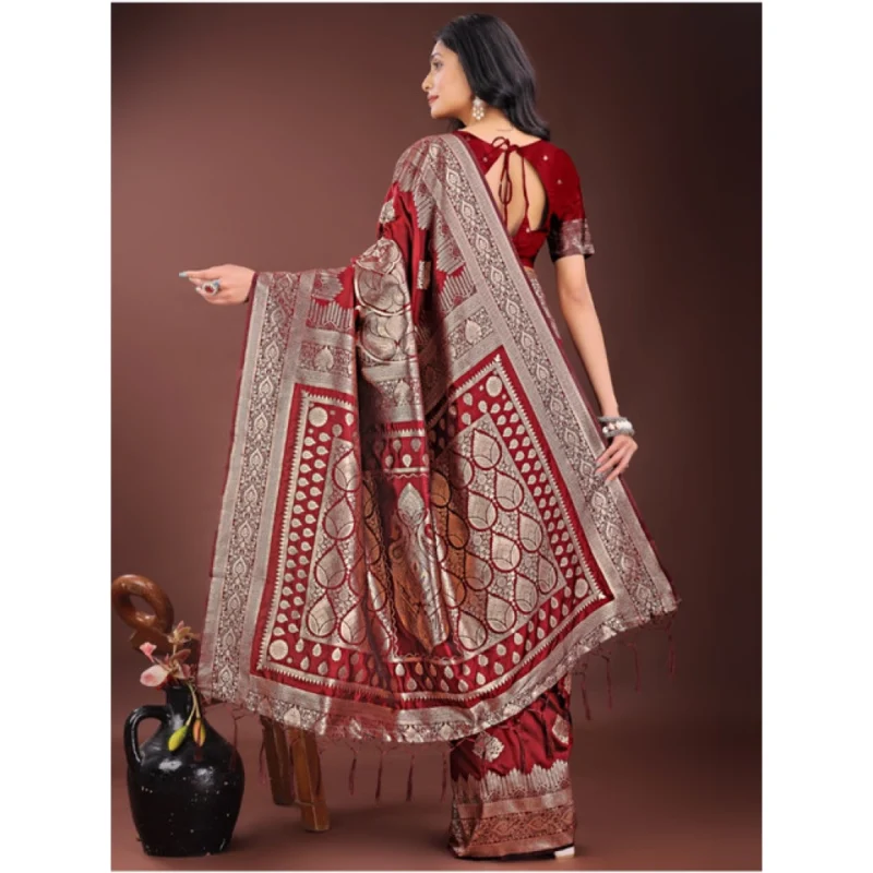 PID-65290-Women-s-Silk-Printed-Saree-With-Unstitched-Blouse-5-5-Mtr-Maroon-2-1000x1000-1.webp Generic Women's Silk Printed Saree With Unstitched Blouse 5.5Mtr (Maroon)