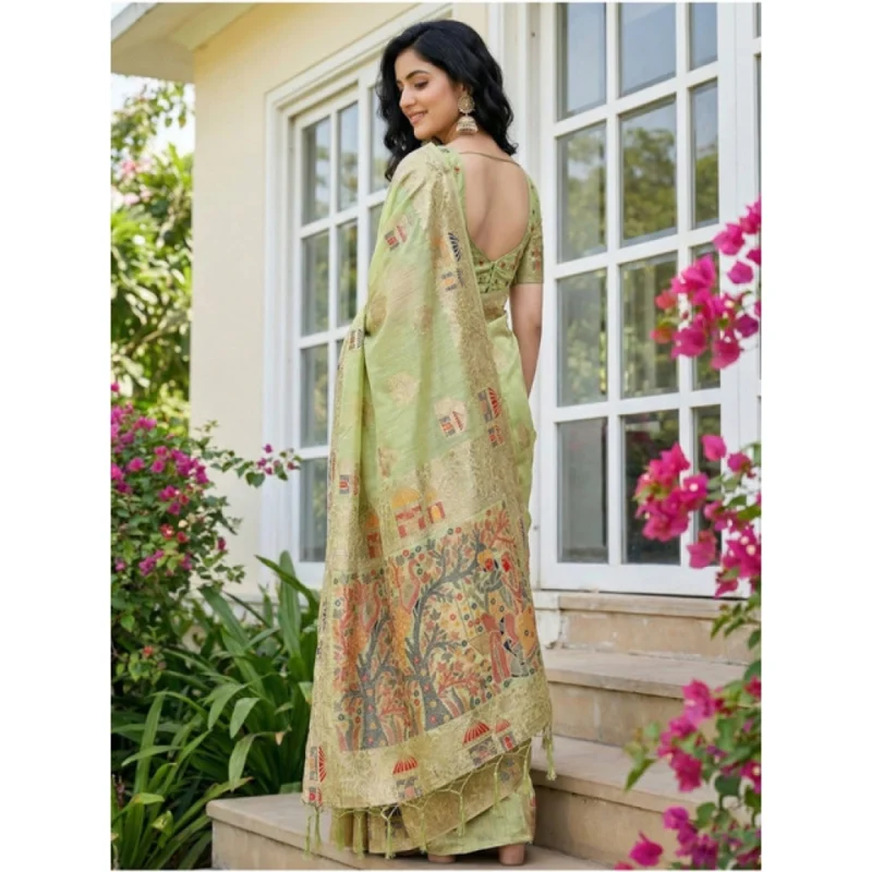 PID-65293-Women-s-Linen-Cotton-Printed-Saree-With-Unstitched-Blouse-5-5-Mtr-Light-Green-2-1000x1000-1.webp Generic Women's Linen Cotton Printed Saree With Unstitched Blouse 5.5Mtr (Light Green)