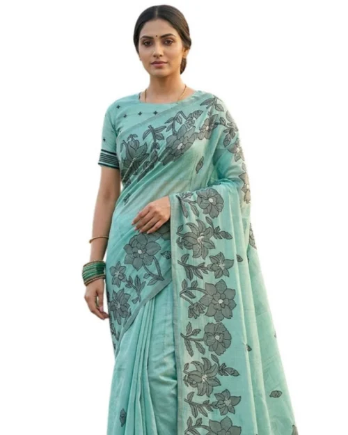 PID-65299-Women-s-Linen-Cotton-Printed-Saree-With-Unstitched-Blouse-5-5-Mtr-Sea-Green-1-1000x1000-1.webp Generic Women's Linen Cotton Printed Saree With Unstitched Blouse 5.5Mtr (Sea Green)