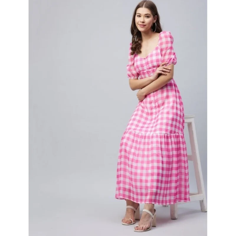 PID-65352-Women-s-Polyester-Georgette-Checkered-Half-Sleeve-Dress-Pink-2-1000x1000-1.webp Generic Women's Polyester Georgette Checkered Half Sleeve Dress (Pink)