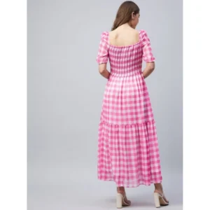 PID-65352-Women-s-Polyester-Georgette-Checkered-Half-Sleeve-Dress-Pink-4-1000x1000-1.webp Generic Women's Polyester Georgette Checkered Half Sleeve Dress (Pink)