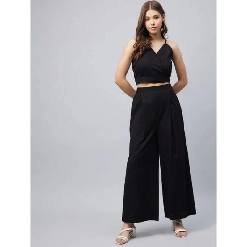 PID-65415-Women-s-Cotton-Linen-Solid-Sleeveless-Set-Black-2-1000x1000-1.webp Generic Women's Cotton Linen Solid Sleeveless Crop Top and Palazzo Set (Black)