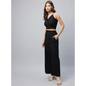 PID-65415-Women-s-Cotton-Linen-Solid-Sleeveless-Set-Black-4-1000x1000-1.webp Generic Women's Cotton Linen Solid Sleeveless Crop Top and Palazzo Set (Black)