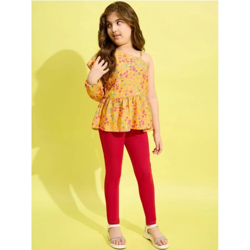 PID-66003-Girl-s-One-Shoulder-Pattern-Floral-Jeggings-Set-Yellow-Red-3-1000x1000-1.webp Generic Girl's Polyester Floral One Shoulder Jeggings Set (Yellow-Red)