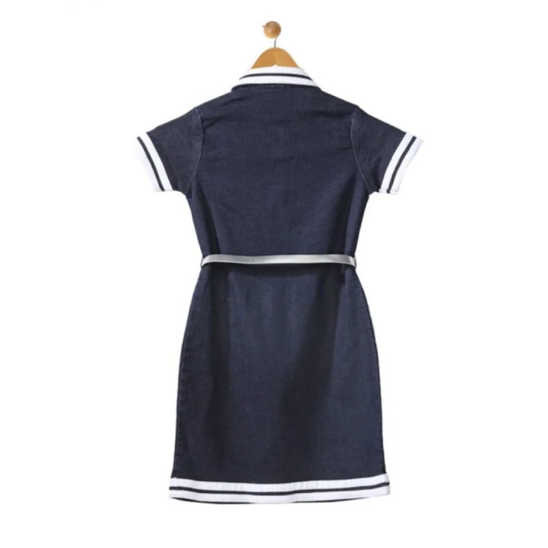 PID-66007-Girl-s-Elasticated-Ribbed-Dress-with-Belt-Navy-Blue-and-White-2-1000x1000-1.webp Generic Girl's Denim Lycra Ribbed Elasticated Dress with Belt (Navy Blue-White)