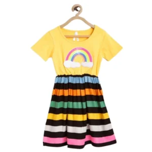 PID-66015-Girl-s-Short-Sleeve-Striped-Stripe-Dress-Multicolor-1-1000x1000-1.webp Generic Girl's Cotton Striped Short Sleeve Dress (Multicolor)
