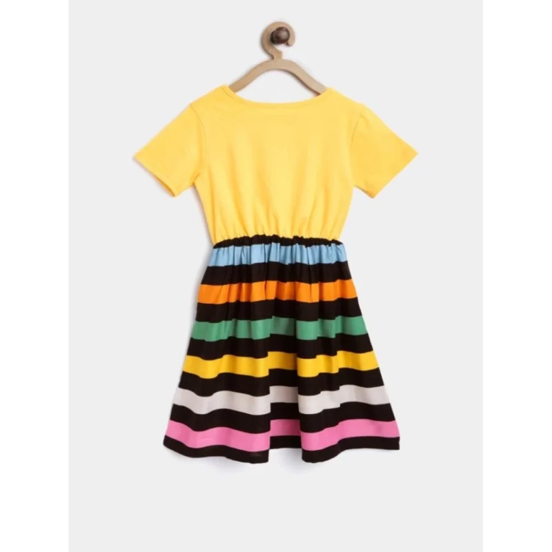 PID-66015-Girl-s-Short-Sleeve-Striped-Stripe-Dress-Multicolor-2-1000x1000-1.webp Generic Girl's Cotton Striped Short Sleeve Dress (Multicolor)