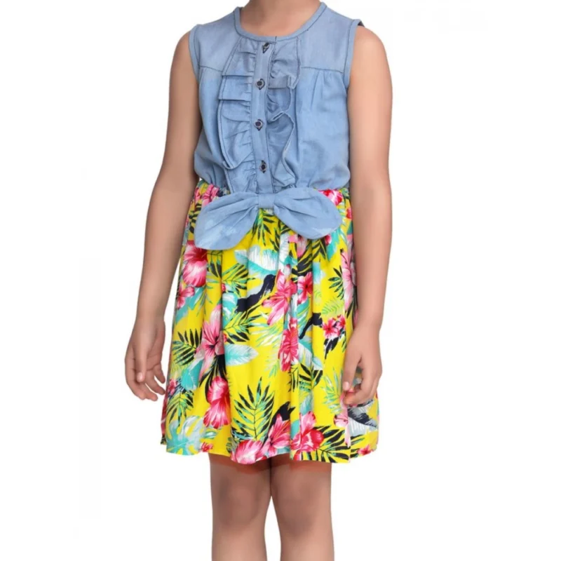 PID-66021-Girl-s-Sleeveless-Floral-Dress-Blue-Yellow-4-1000x1000-1.webp Generic Girl's Denim Floral Sleeveless Dress (Blue-Yellow)