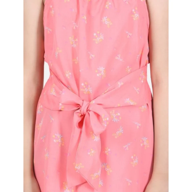 PID-66034-Girl-s-Short-Sleeve-Floral-Dress-Coral-4-1000x1000-1.webp Generic Girl's Polyester Floral Short Sleeve Dress (Coral)
