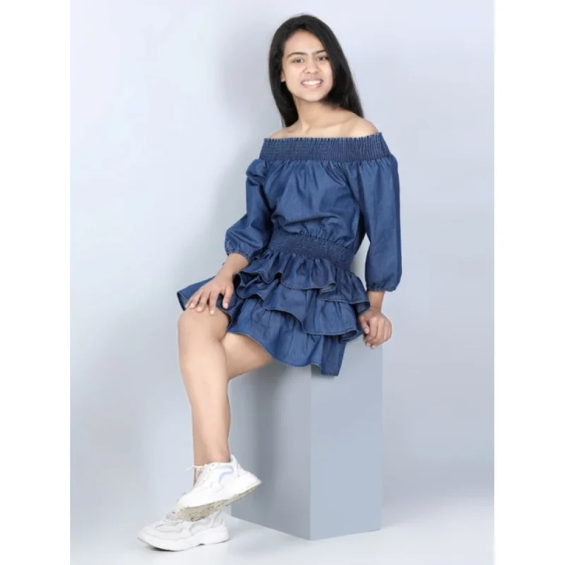 PID-66042-Girl-s-Off-Shoulder-Solid-Dress-Blue-2-1000x1000-1.webp Generic Girl's Denim Solid Off Shoulder Dress (Blue)