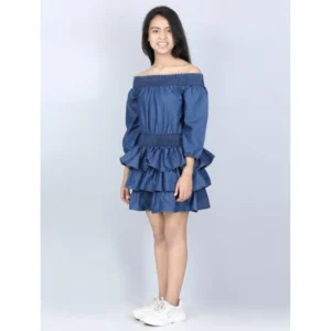PID-66042-Girl-s-Off-Shoulder-Solid-Dress-Blue-4-1000x1000-1.webp Generic Girl's Denim Solid Off Shoulder Dress (Blue)