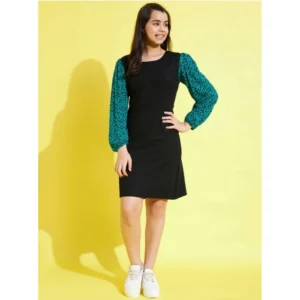 PID-66043-Girl-s-Long-Sleeves-Printed-Dress-Black-Green-3-1000x1000-1.webp Generic Girl's Polyester Printed Long Sleeves Dress (Black-Green)