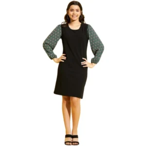 PID-66044-Girl-s-Sleeveless-Printed-Dress-Green-Black-1-1000x1000-1.webp Generic Girl's Polyester Lycra Printed Sleeveless Dress (Green-Black)