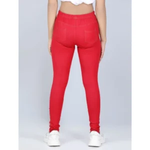 PID-66075-Girl-s-Elasticated-Solid-Jegging-Red-4-1000x1000-1.webp Generic Girl's Cotton Lycra Solid Elasticated Jeggings (Red)