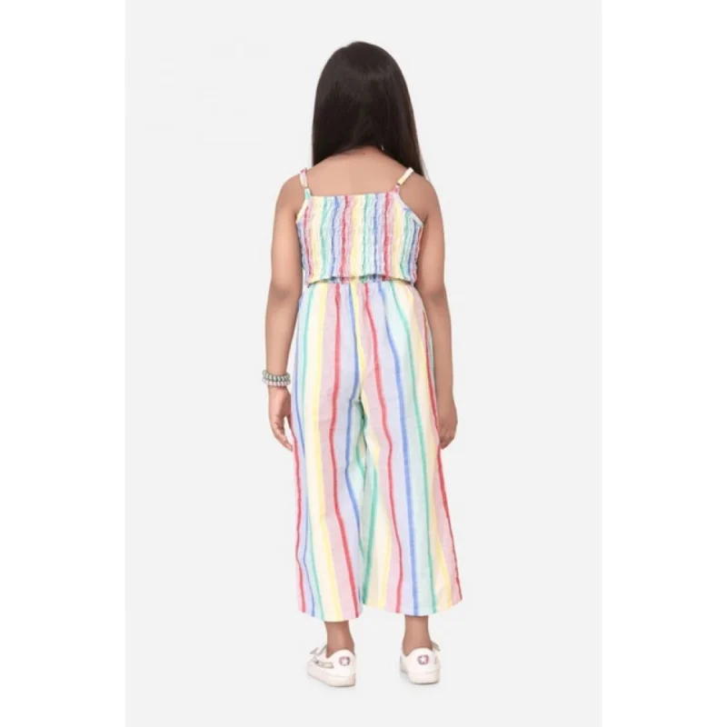 PID-66101-Girl-s-Sleeveless-Striped-Jumpsuit-Multicolor-2-1000x1000-1.webp Generic Girl's Polyester Cotton Blend Striped Sleeveless Jumpsuit (Multicolor)