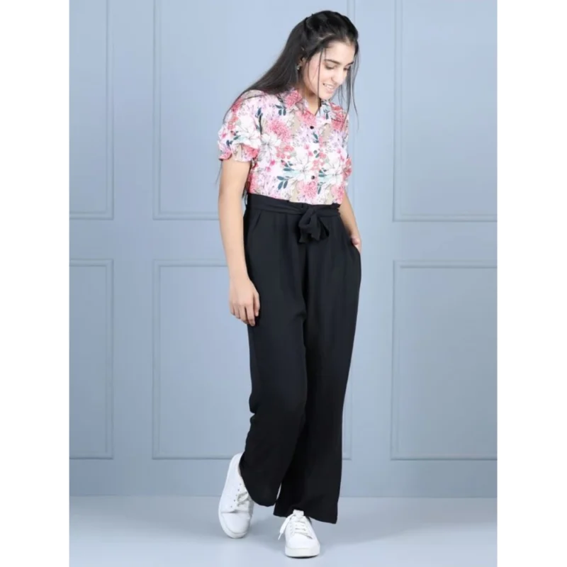 PID-66113-Girl-s-Short-Sleeves-Floral-Jumpsuit-White-Black-4-1000x1000-1.webp Generic Girl's Polyester Floral Short Sleeves Jumpsuit (White-Black)