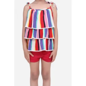 PID-66153-Girl-s-Tie-Ups-Top-with-Shorts-Set-Multicolor-4-1000x1000-1.webp Generic Girl's Polyester Crepe Striped Tie Ups Shorts Set (Multicolor)