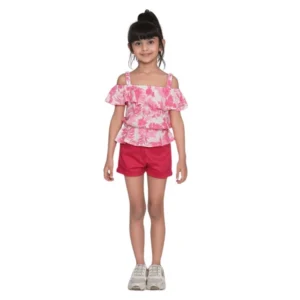 PID-66154-Girl-s-Cold-Shoulder-Top-and-Shorts-Set-Pink-Red-1-1000x1000-1.webp Generic Girl's Cotton Floral Cold Shoulder Top and Shorts Set (Pink-Red)