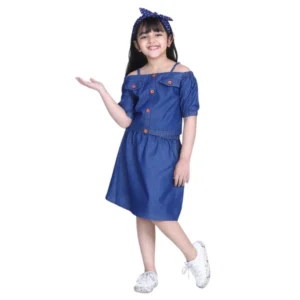 PID-66155-Girl-s-Cold-Shoulder-Top-and-Skirt-Set-Navy-Blue-1-1000x1000-1.webp Generic Girl's Denim Solid Cold Shoulder Top and Skirt Set (Navy Blue)