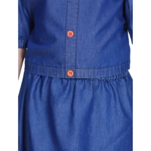 PID-66155-Girl-s-Cold-Shoulder-Top-and-Skirt-Set-Navy-Blue-4-1000x1000-1.webp Generic Girl's Denim Solid Cold Shoulder Top and Skirt Set (Navy Blue)