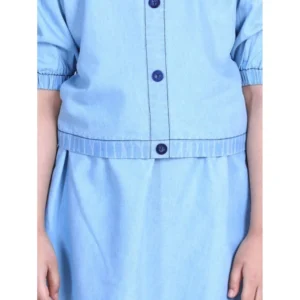 PID-66156-Girl-s-Cold-Shoulder-Top-and-Skirt-Set-Light-Blue-4-1000x1000-1.webp Generic Girl's Denim Solid Cold Shoulder Top and Skirt Set (Light Blue)