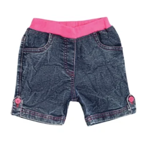 PID-66166-Girl-s-Sleeveless-Shorts-Blue-and-Pink-1-1000x1000-1.webp Generic Girl's Denim Lace Inserts Sleeveless Shorts (Blue-Pink)