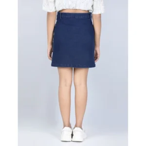 PID-66167-Girl-s-Buttoned-Skirt-Blue-4-1000x1000-1.webp Generic Girl's Denim Solid Buttoned Skirt (Navy Blue)