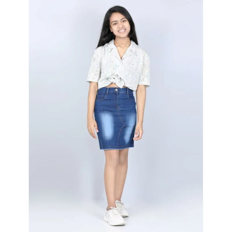 PID-66168-Girl-s-Buttoned-Skirt-Blue-2-1000x1000-1.webp Generic Girl's Denim Solid Buttoned Skirt (Blue)