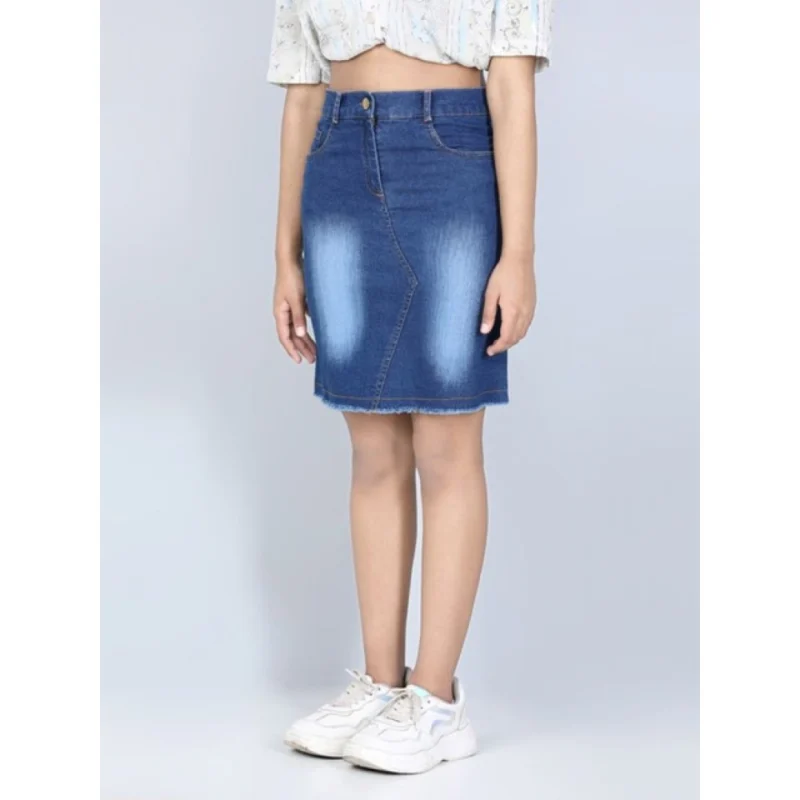 PID-66168-Girl-s-Buttoned-Skirt-Blue-3-1000x1000-1.webp Generic Girl's Denim Solid Buttoned Skirt (Blue)