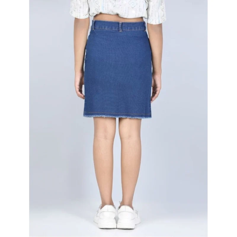 PID-66168-Girl-s-Buttoned-Skirt-Blue-4-1000x1000-1.webp Generic Girl's Denim Solid Buttoned Skirt (Blue)