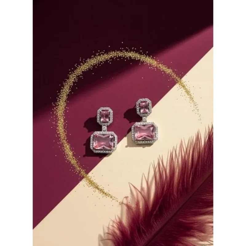 PID-66240-Women-s-Brass-Silver-Plated-Drop-Earrings-Pink-3-1000x1000-1.webp Generic Women's Brass Silver Plated Drop Earrings (Pink)