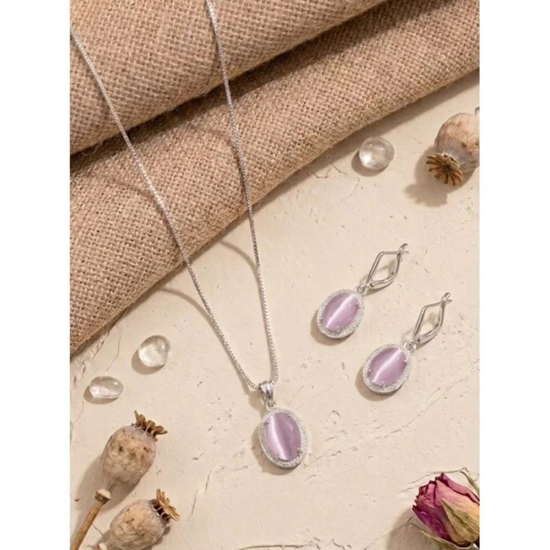 PID-66284-Women-s-Brass-Silver-Plated-Pendant-Set-Pink-1-1000x1000-1.webp Generic Women's Brass Silver Plated Pendant Set (Pink)