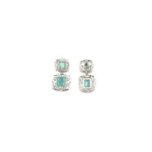 Generic Women's Brass Silver Plated Pendant Set (Mint)
