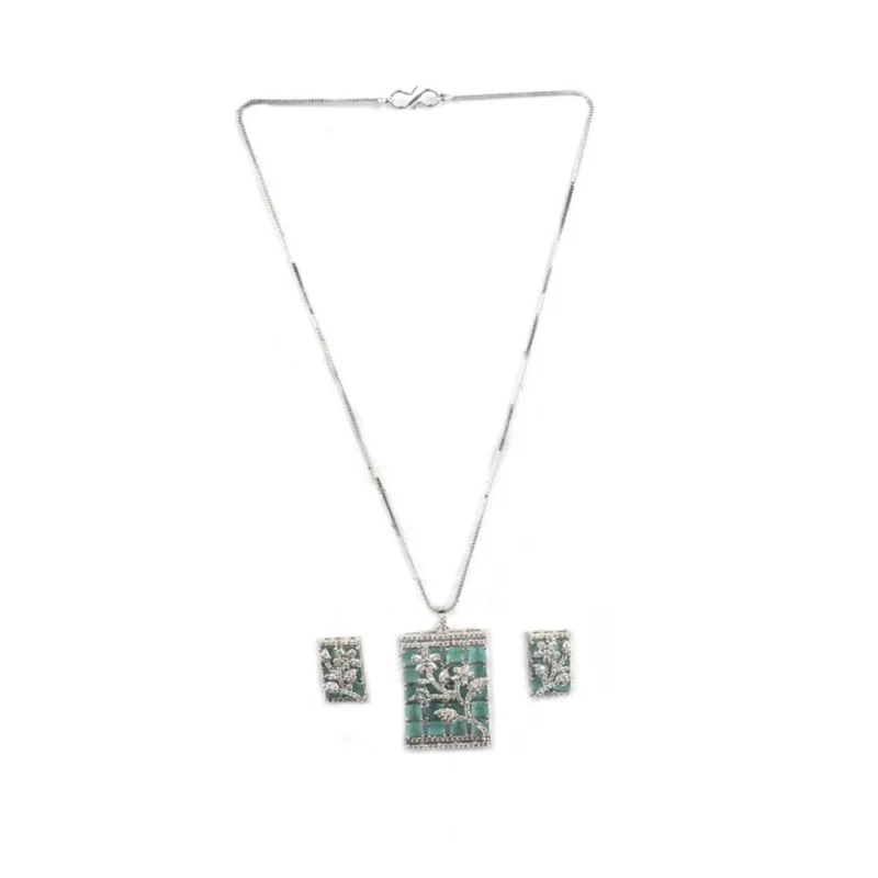PID-66294-Women-s-Brass-Silver-Plated-Pendant-Set-Turquoise-2-1000x1000-1.webp Generic Women's Brass Silver Plated Pendant Set (Turquoise)