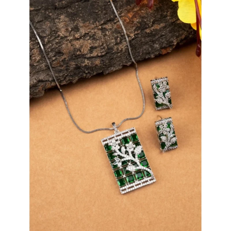 PID-66296-Women-s-Brass-Silver-Plated-Pendant-Set-Green-3-1000x1000-1.webp Generic Women's Brass Silver Plated Pendant Set (Green)