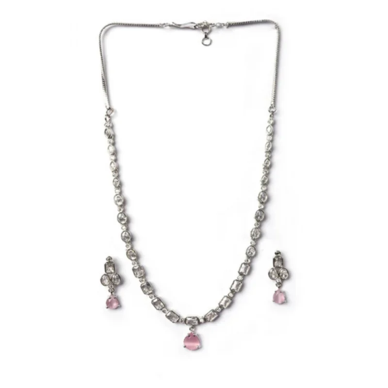PID-66303-Women-s-Brass-Silver-Plated-Necklace-set-Pink-2-1000x1000-1.webp Generic Women's Brass Silver Plated Necklace set (Pink)