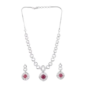 PID-66317-Women-s-Brass-Silver-Plated-Necklace-set-Red-2-1000x1000-1.webp Generic Women's Brass Silver Plated Necklace set (Red)
