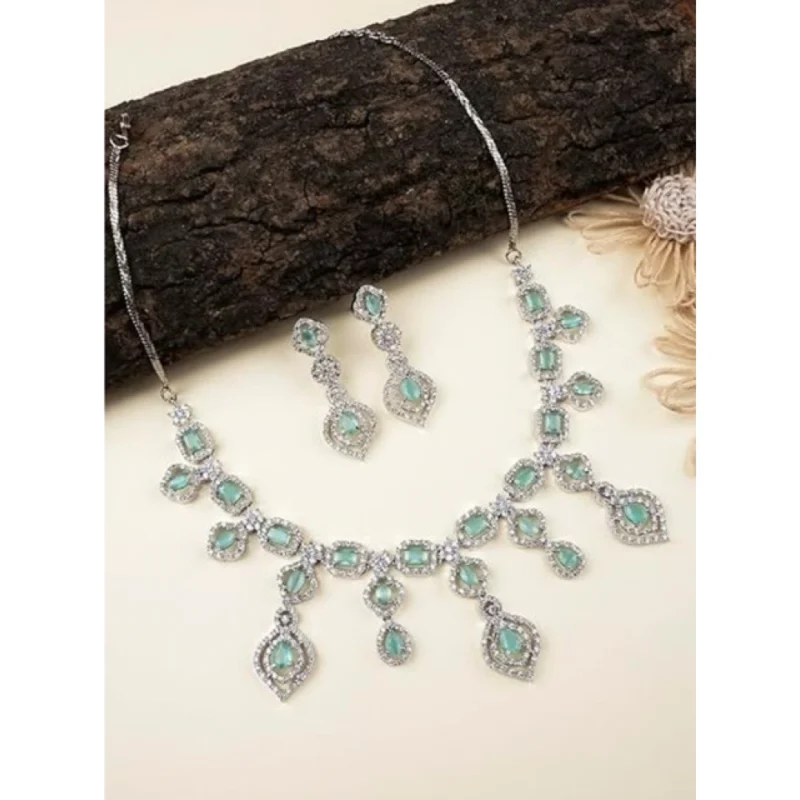 PID-66343-Women-s-Brass-Silver-Plated-Necklace-set-Turquoise-3-1000x1000-1.webp Generic Women's Brass Silver Plated Necklace set (Turquoise)