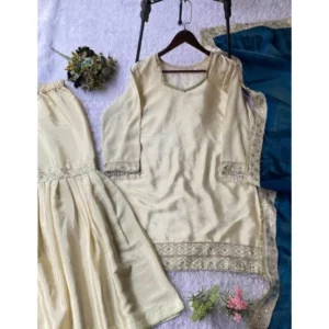 PID-66486-Women-s-Silk-Embroidered-3-4th-Sleeve-Round-Kurti-With-Palazzo-and-Dupatta-Set-Cream-4-1000x1000-1.webp Generic Women's Silk Embroidered 3/4th Sleeve V-Neck Kurti With Sharara Pant and Dupatta Set (Cream & Teal)